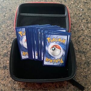 Pokemon Card Set with Case